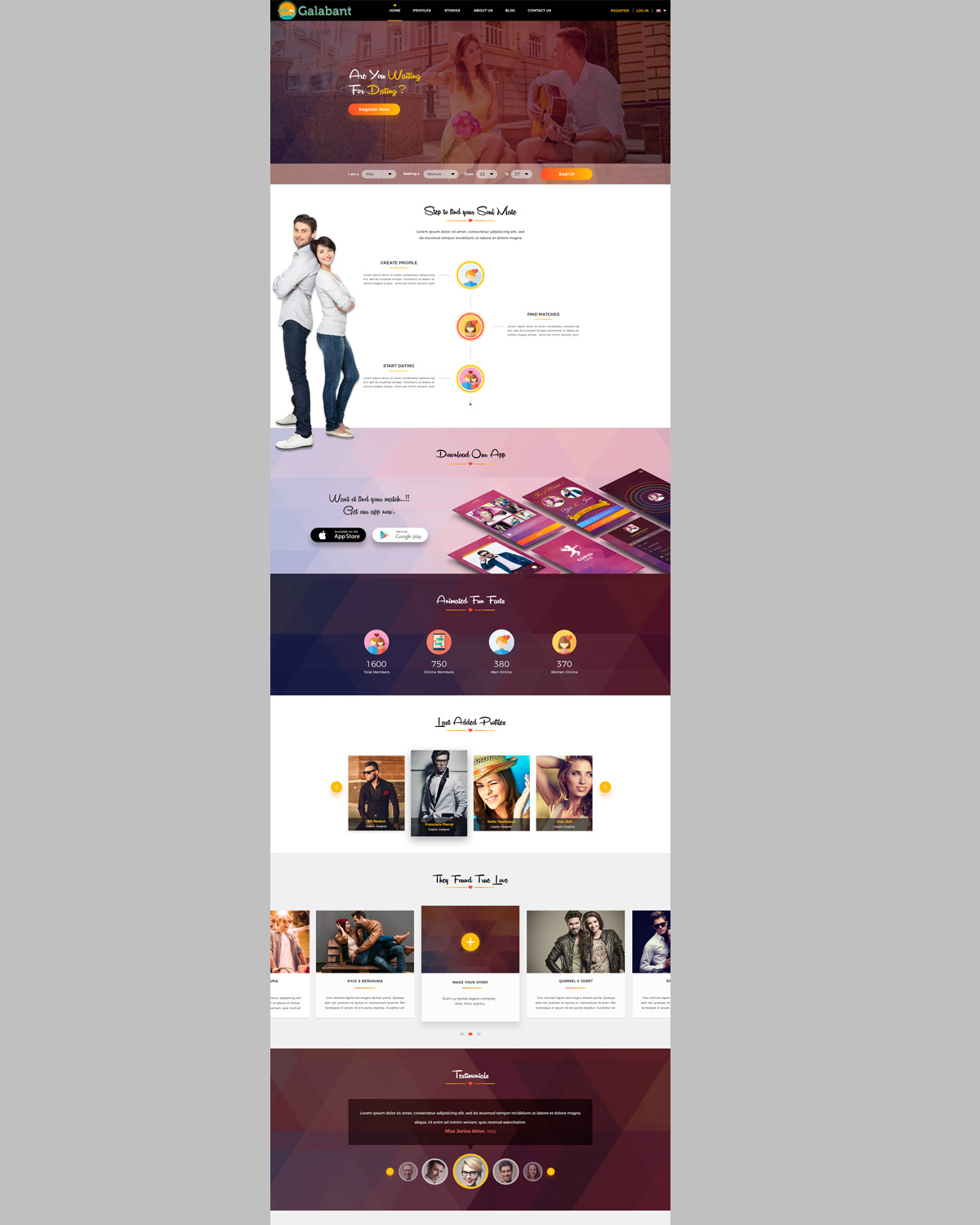 Web Design par Roy pour Galabant | Design #16438548
