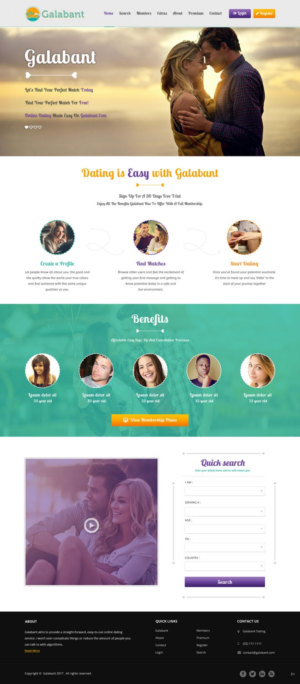 Web Design by pb for Galabant | Design: #16449821