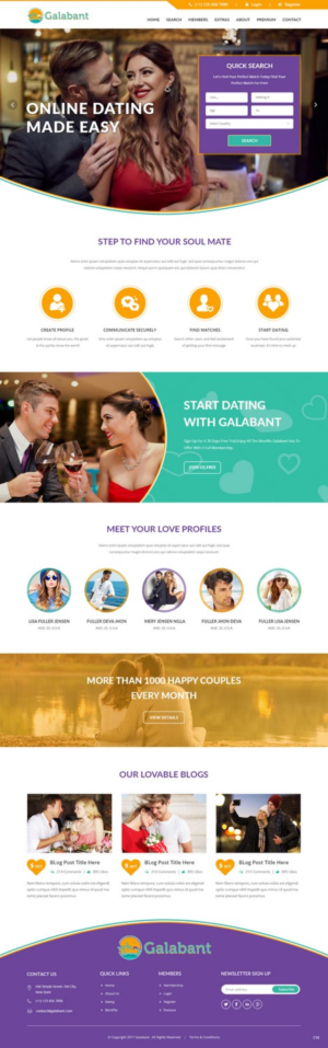 Web Design by pb for Galabant | Design: #16449848