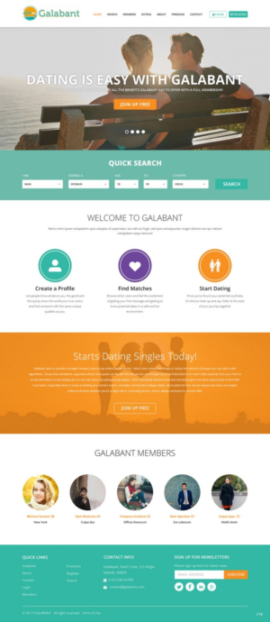 Web Design by pb for Galabant | Design: #16449857