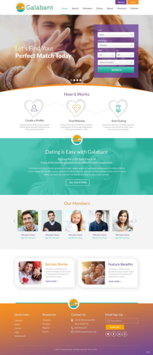 Web Design by pb for Galabant | Design: #16449858