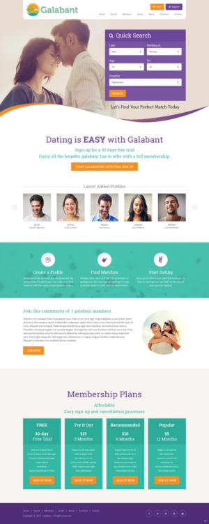 Web Design by pb for Galabant | Design: #16449865
