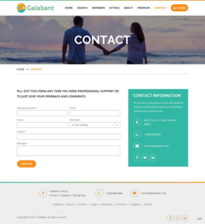 Web Design by pb for Galabant | Design: #16500347