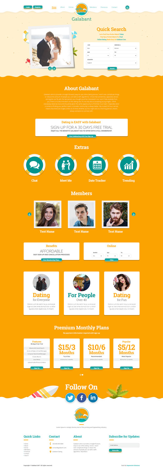 Web Design par Impressive Solutions pour Galabant | Design #16479680