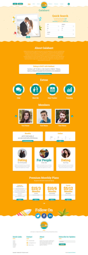 Diseño Web por Impressive Solutions para Galabant | Diseño: #16479680