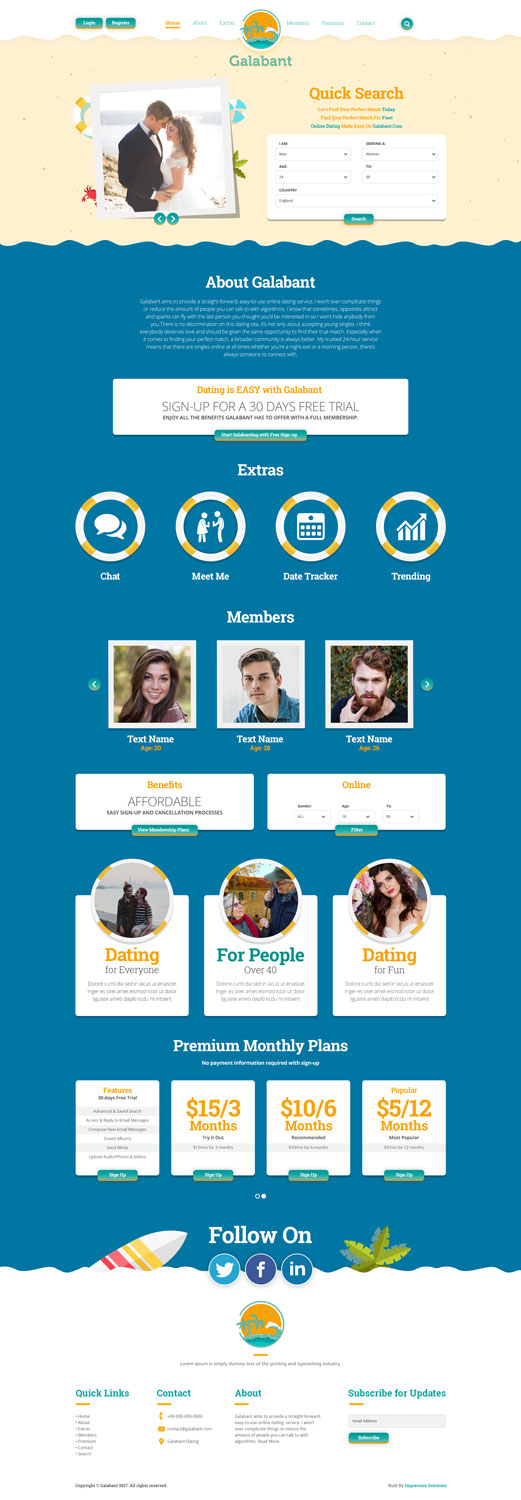 Web Design par Impressive Solutions pour Galabant | Design #16479682