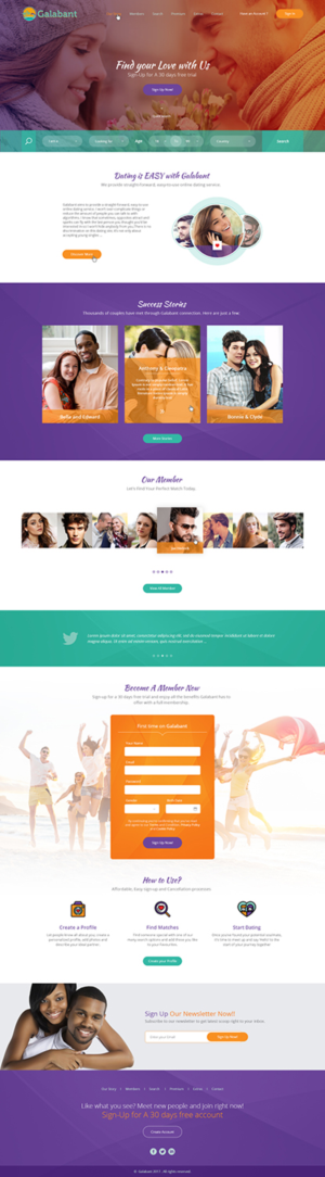 Redesign a Start-Up Dating Website  | Web Design by Ved Web Services