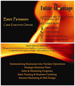 Business Card Design by MNZ IT Solutions for the unfair advantage | Design #42759