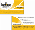 Visitenkarten-Design von Varsha K für the unfair advantage | Design: #42401