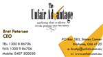Business Card Design by Guilad Kahn for the unfair advantage | Design #41933