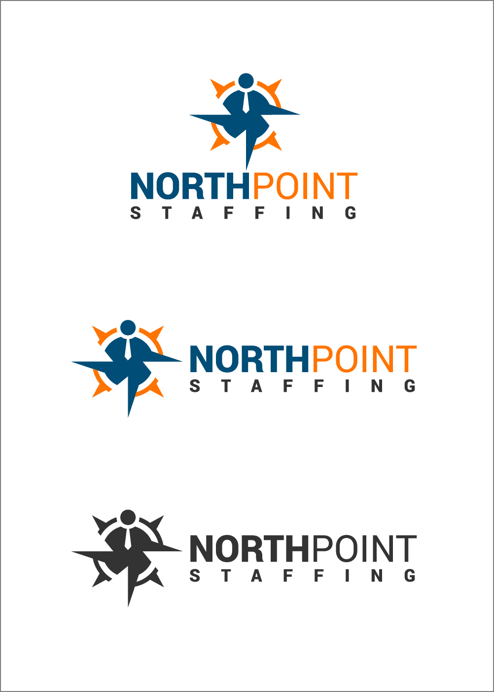Diseño de Logo por RiyadHossain137 para NorthPoint Staffing | Diseño #16359667