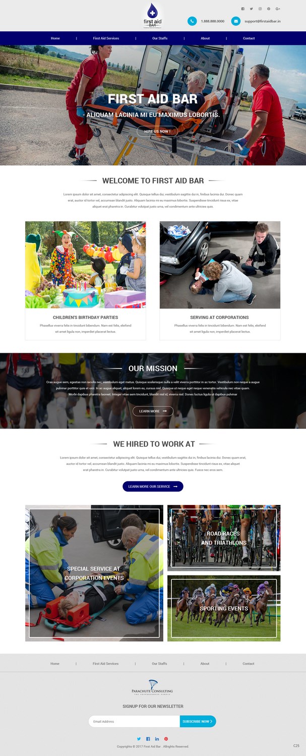 Web Design by pb for Parachute Consulting LLC | Design #16427225