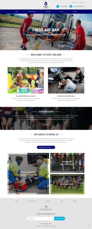 Web Design by pb for Parachute Consulting LLC | Design: #16427225