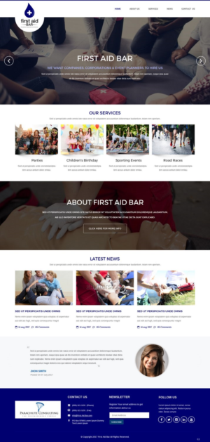 Web Design by pb for Parachute Consulting LLC | Design: #16427226