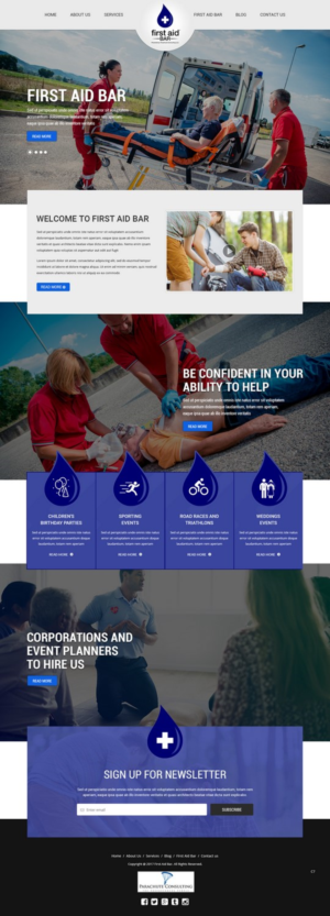 Web Design by pb for Parachute Consulting LLC | Design: #16427802