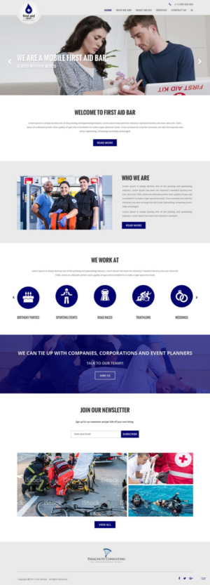 Web Design by pb for Parachute Consulting LLC | Design: #16427812