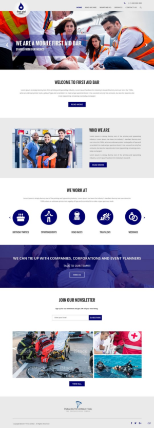 Web Design by pb for Parachute Consulting LLC | Design: #16427813