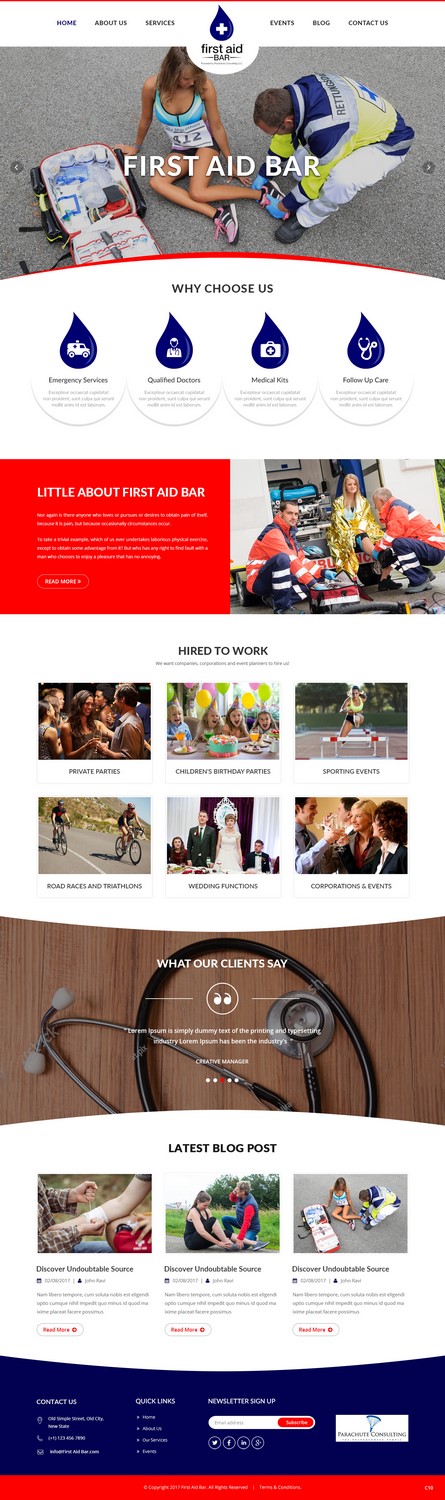 Web Design by pb for Parachute Consulting LLC | Design #16427814