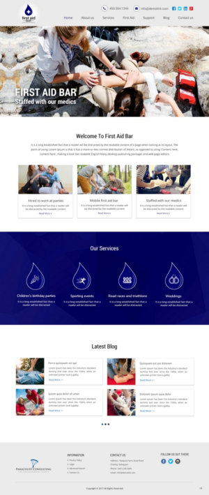 Web Design by pb for Parachute Consulting LLC | Design: #16427816