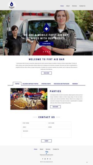 Web Design by pb for Parachute Consulting LLC | Design: #16449801