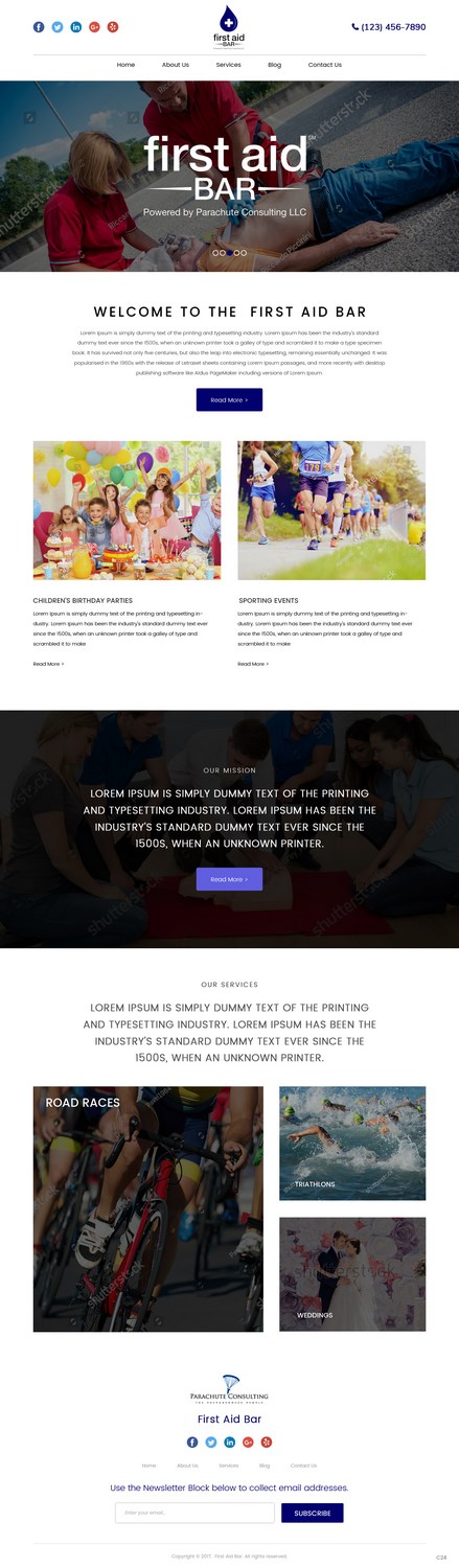 Web Design by pb for Parachute Consulting LLC | Design #16449805