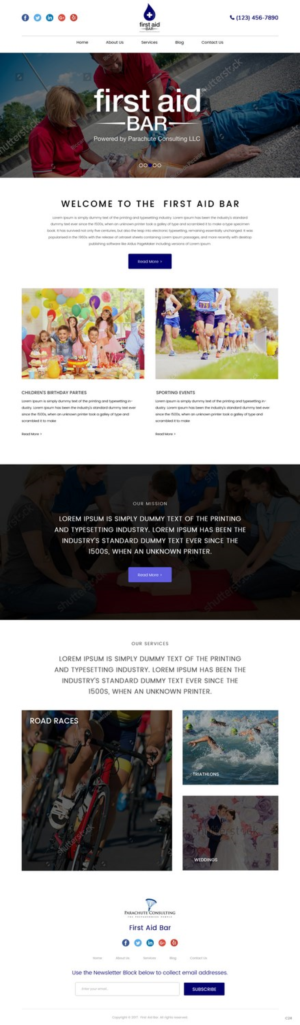 Web Design by pb for Parachute Consulting LLC | Design: #16449805