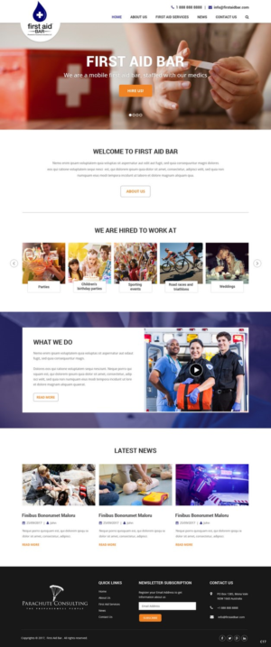 Web Design by pb for Parachute Consulting LLC | Design: #16449807