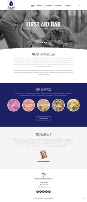 Web Design by pb for Parachute Consulting LLC | Design: #16449809