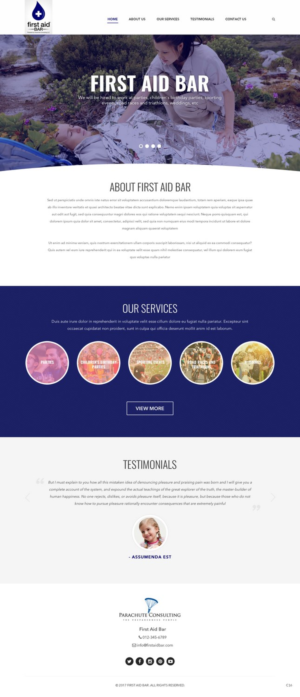 Web Design by pb for Parachute Consulting LLC | Design: #16449810