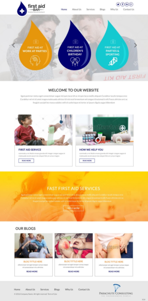 Web Design by pb for Parachute Consulting LLC | Design: #16449811