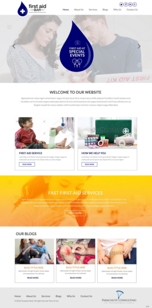 Web Design by pb for Parachute Consulting LLC | Design: #16482616