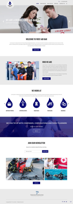 Web Design by pb for Parachute Consulting LLC | Design: #16490364