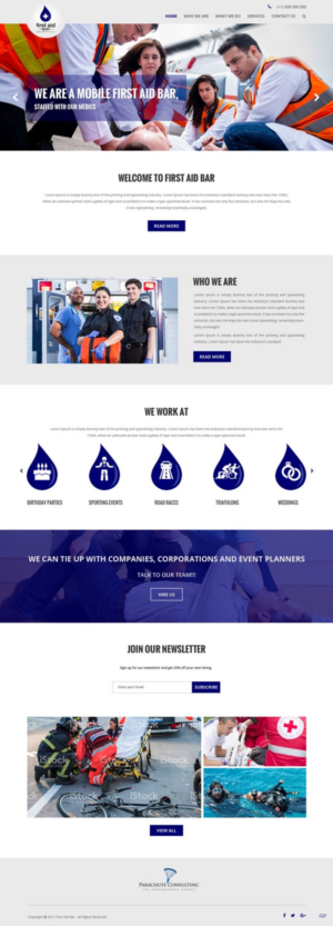 Web Design by pb for Parachute Consulting LLC | Design: #16490366