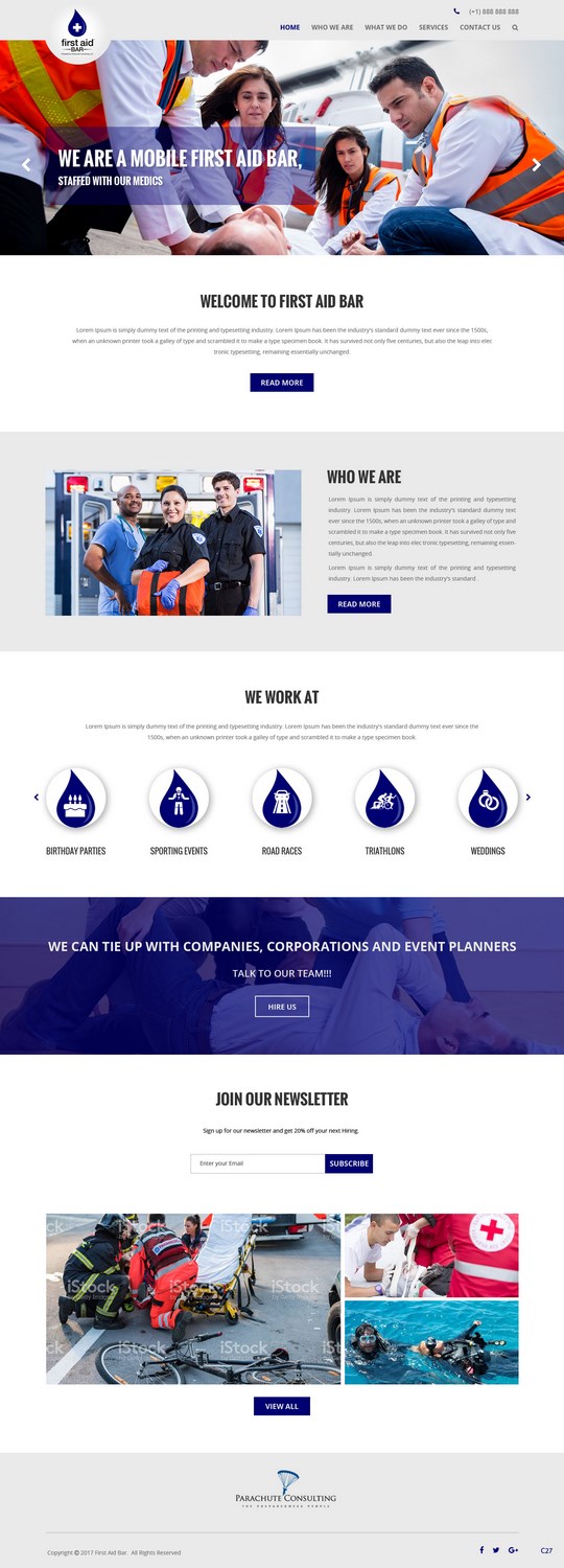 Web Design by pb for Parachute Consulting LLC | Design #16490367