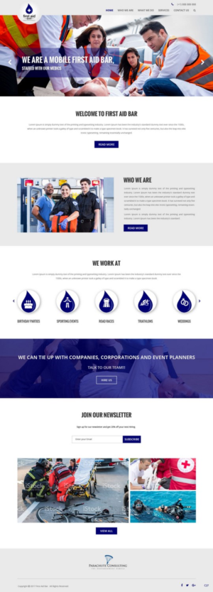 Web Design by pb for Parachute Consulting LLC | Design: #16490367