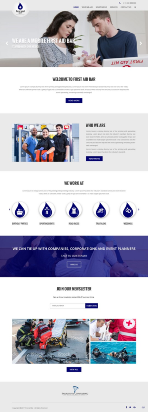 Web Design by pb for Parachute Consulting LLC | Design: #16490368