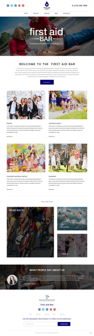 Web Design by pb for Parachute Consulting LLC | Design: #16500340