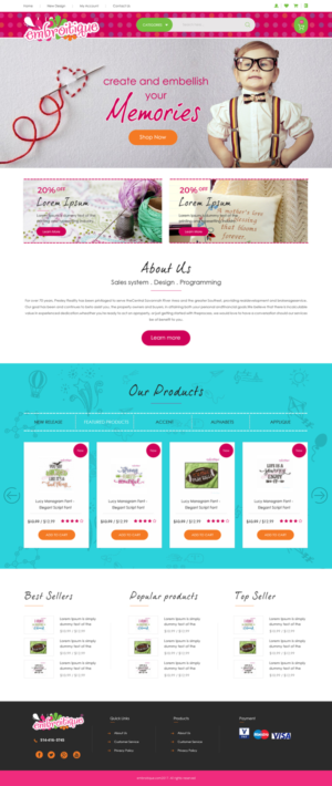 Web Design by Dream Logo Design for this project | Design: #16378960