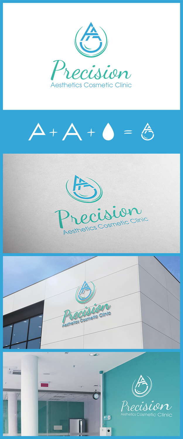 Logo Design by rivemediadesign for Precision Aesthetics Cosmetic Clinic | Design #16437132