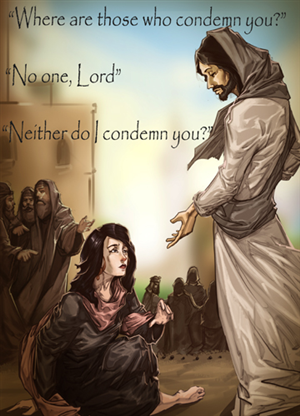John 8:11 | Poster Design by joelsailo