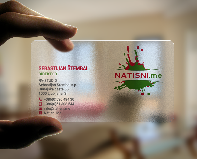 Business Card Design by chandrayaan.creative for RV-STUDIO, Sebastijan ?tembal, s.p. | Design #16374604
