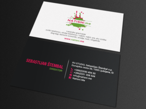 Visitenkarten-Design von chandrayaan.creative für RV-STUDIO, Sebastijan ?tembal, s.p. | Design: #16374958