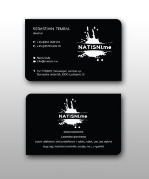 Business Card Design by Creative Jiniya for RV-STUDIO, Sebastijan ?tembal, s.p. | Design: #16380501