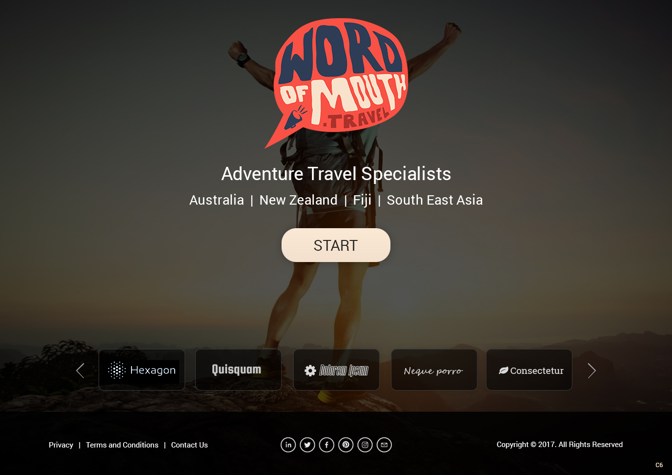 Web Design by pb for Word of mouth travel | Design #16377273