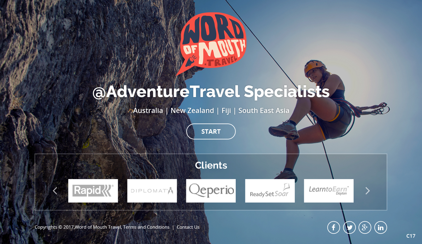 Web Design by pb for Word of mouth travel | Design #16377285