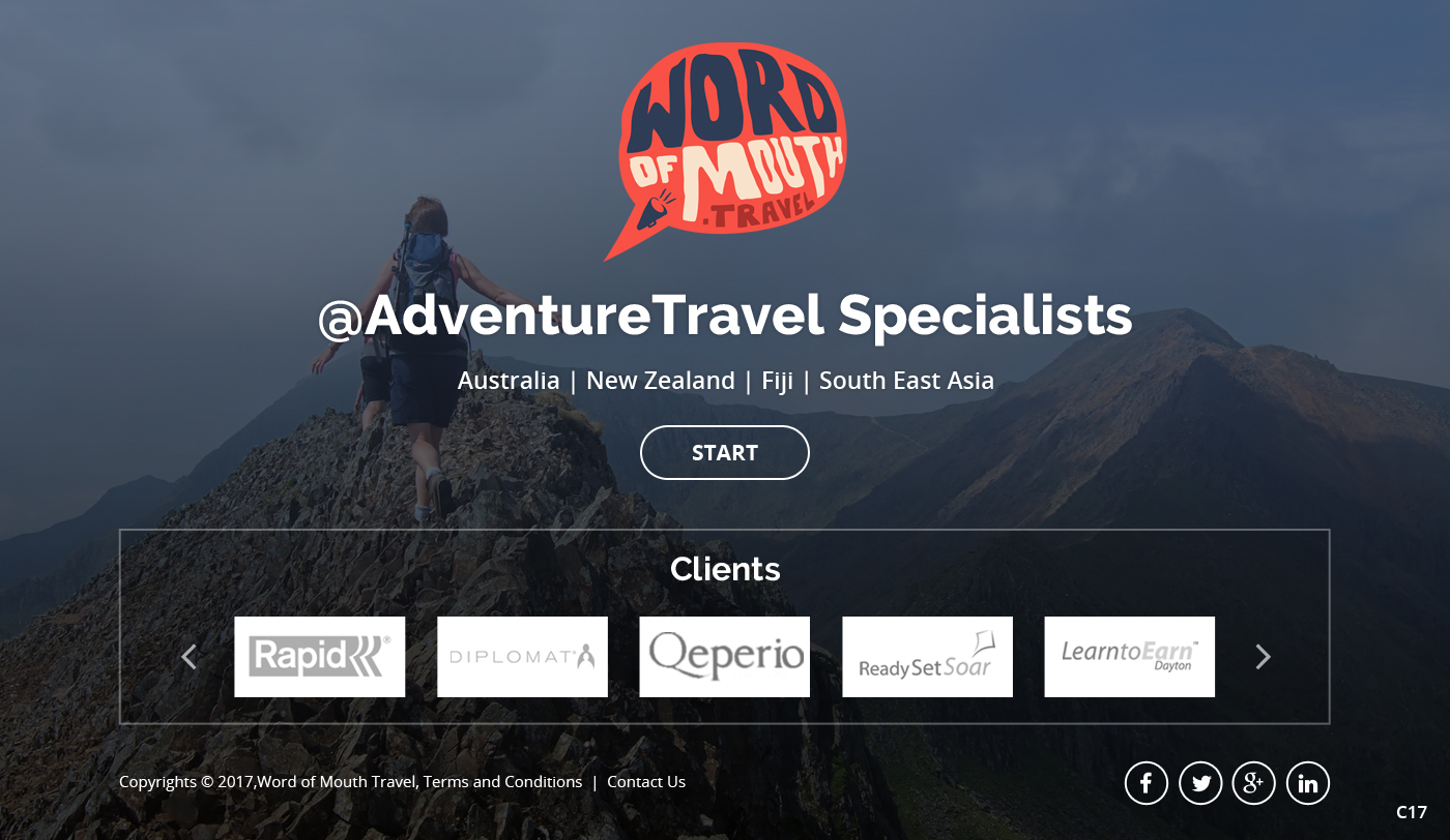 Web Design by pb for Word of mouth travel | Design #16377286