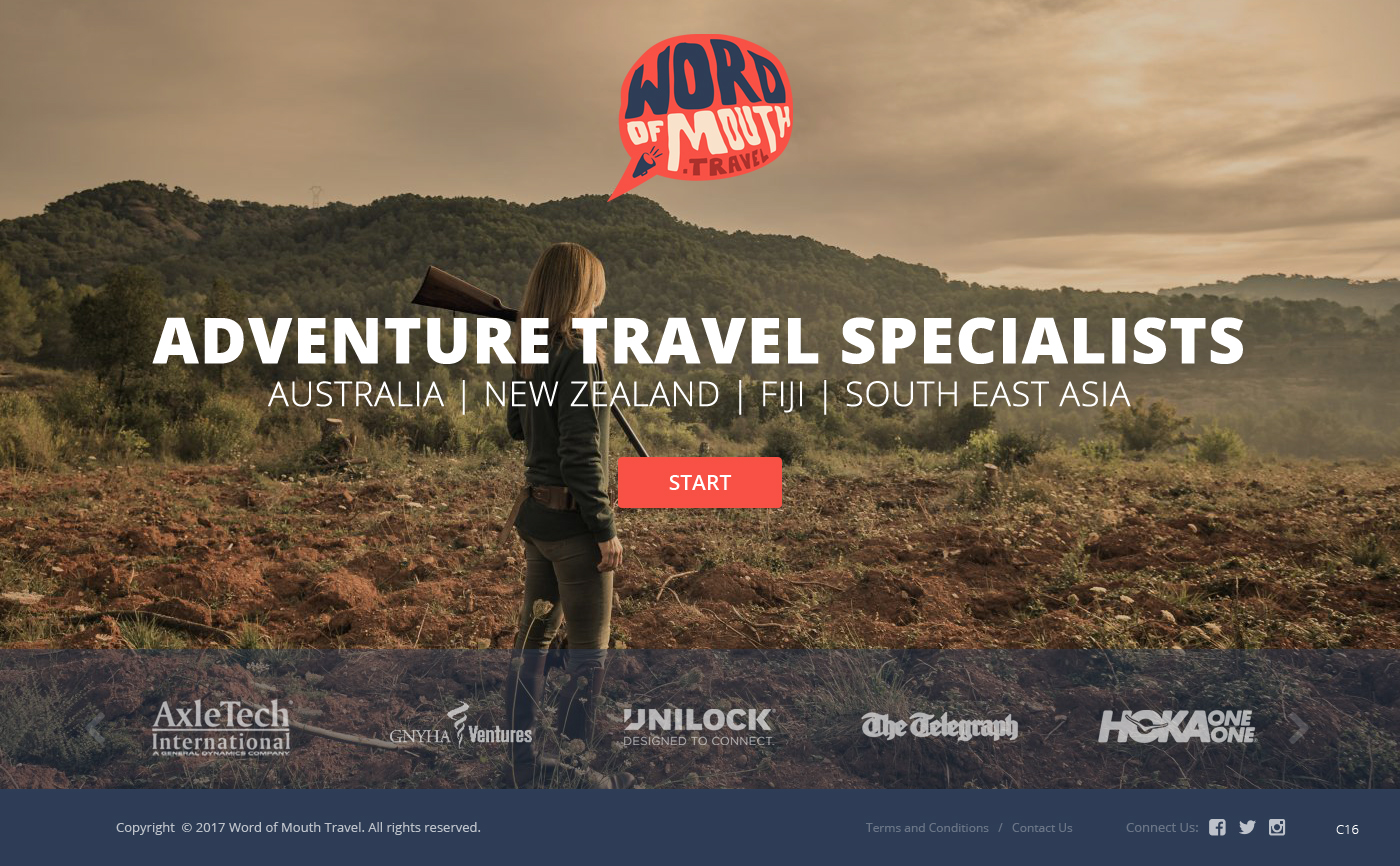 Web Design by pb for Word of mouth travel | Design #16377288