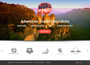 Web Design by pb for Word of mouth travel | Design: #16377326