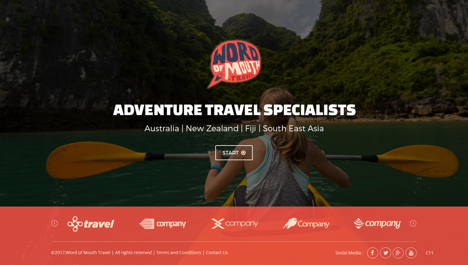 Web Design by pb for Word of mouth travel | Design #16377345