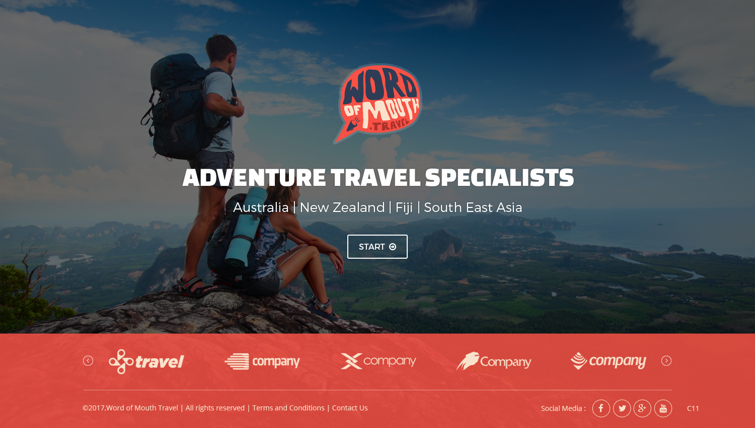 Web Design by pb for Word of mouth travel | Design #16377346
